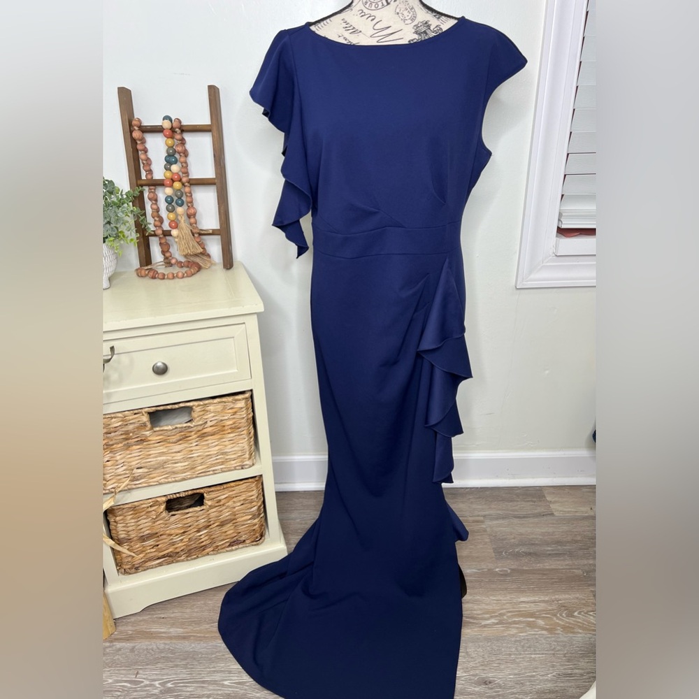 WOOSEA Women's Split Evening Cocktail Long Dress